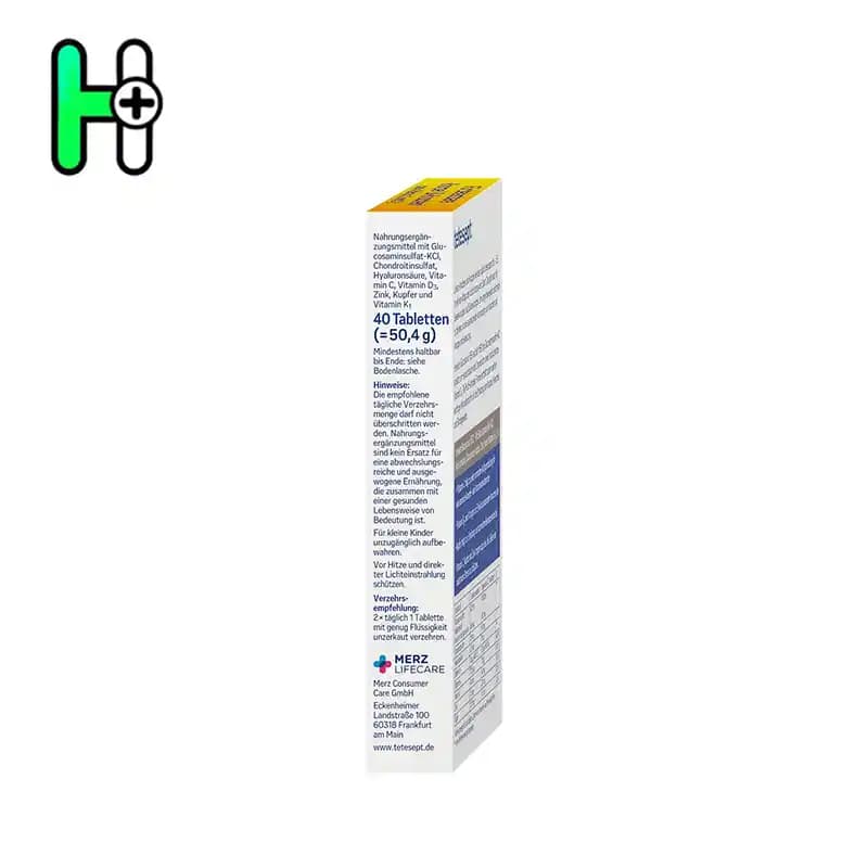 قرص گلوکزامین 1650 تتسپت المان | Tetesept Glucosamin 1650 — تصویر ۴