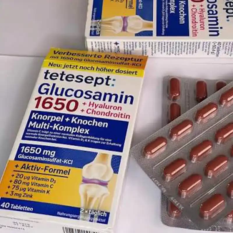 قرص گلوکزامین 1650 تتسپت المان | Tetesept Glucosamin 1650 — تصویر ۵