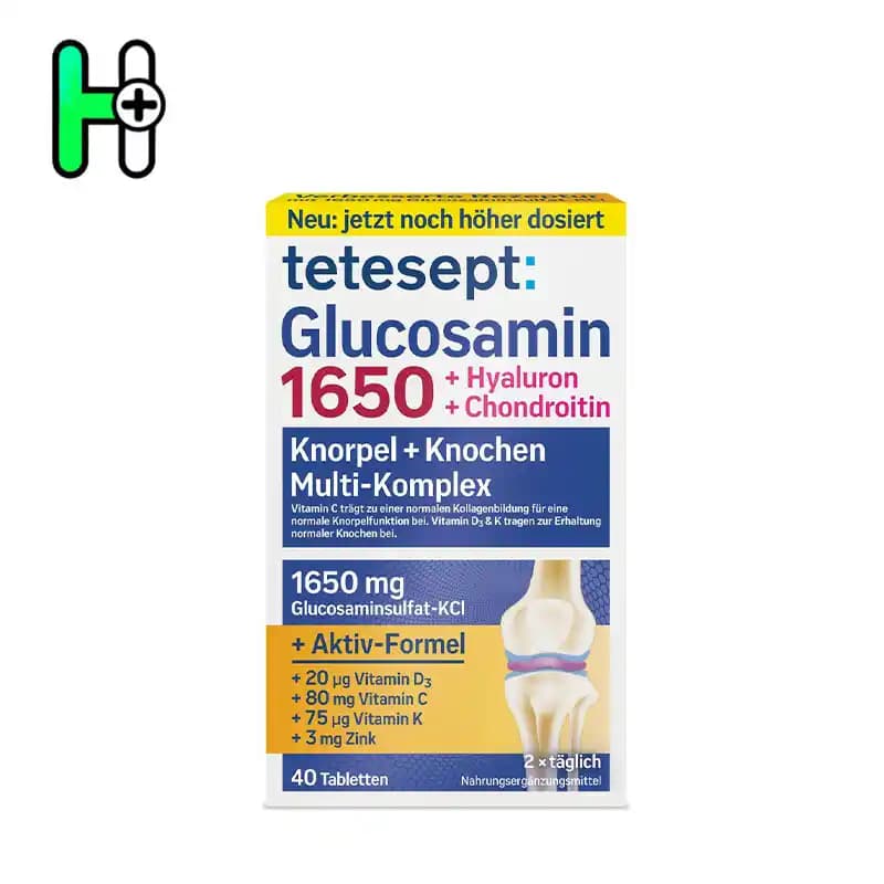 قرص گلوکزامین 1650 تتسپت المان | Tetesept Glucosamin 1650