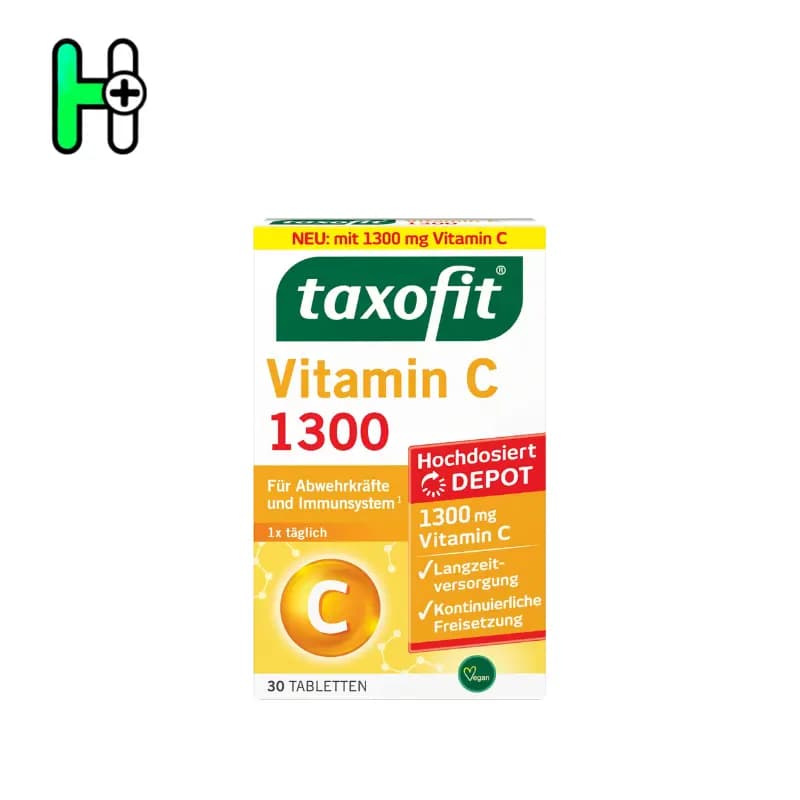 قرص ویتامین سی تاکسوفیت Taxofit Vitamin C 1300 — تصویر ۲