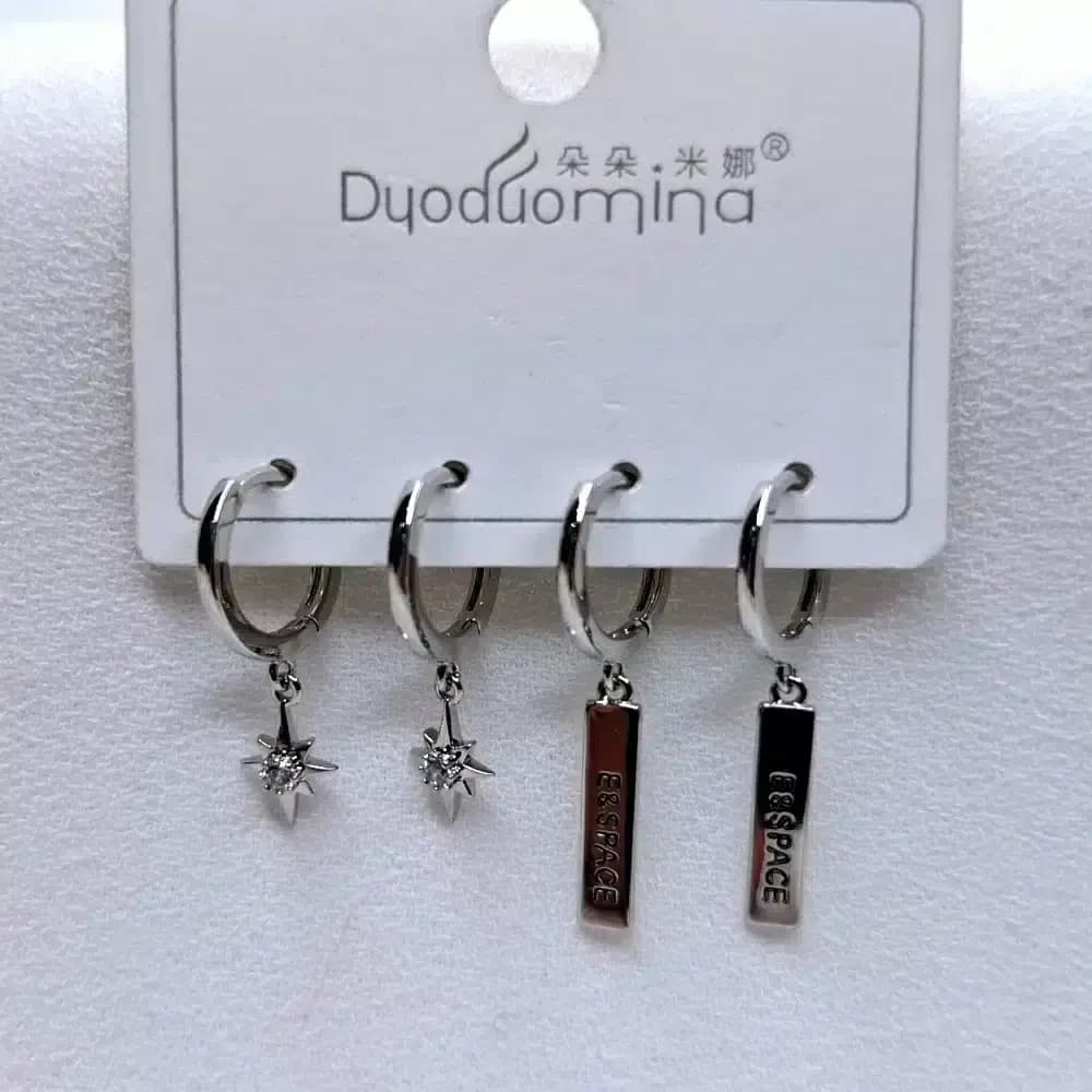 گوشواره زنانه طرح اسپرت دودومینا مدل Duoduomina 6683