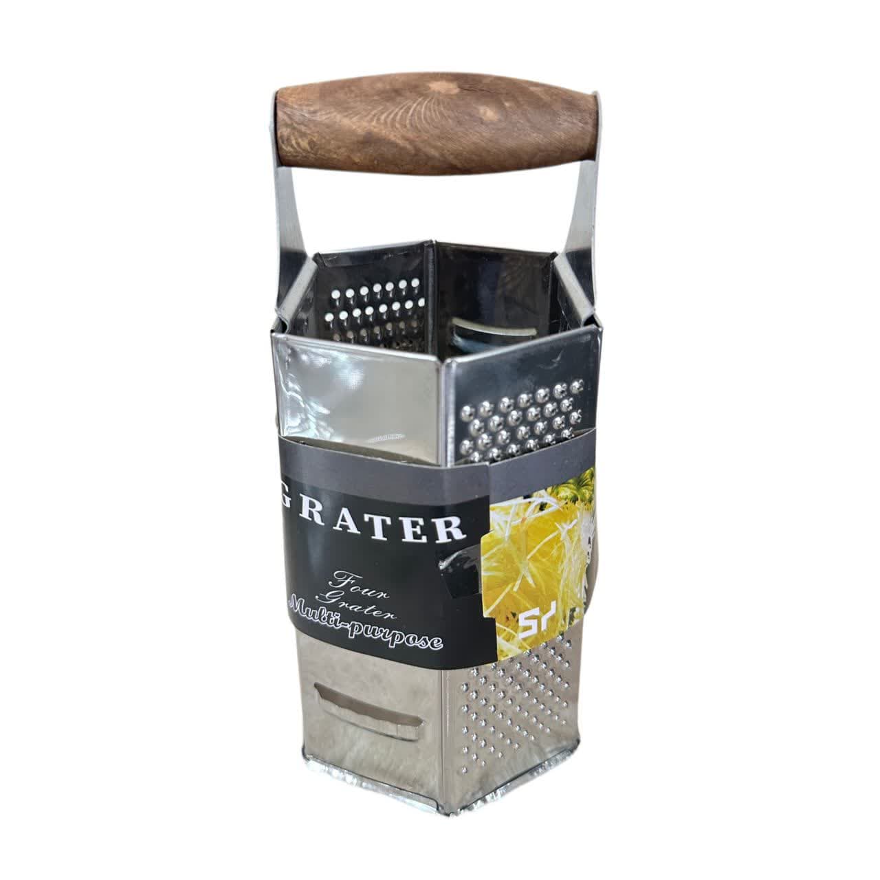 رنده شش گوش اعلا دسته چوبی