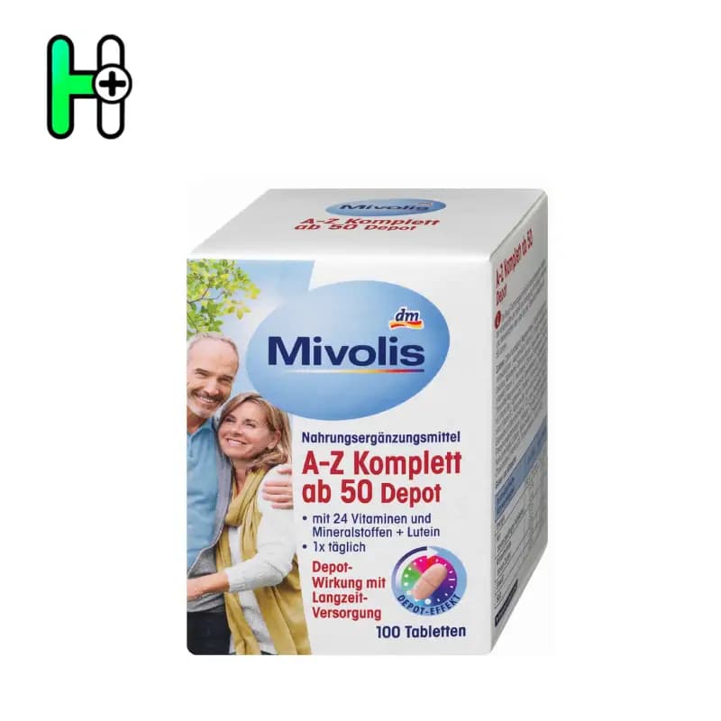 قرص مولتی‌ ویتامین میوولیس Mivolis A_z بالای۵۰ سال