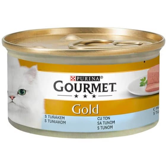 کنسرو گربه گورمت گلد پته با گوشت گوساله (Gourmet Gold Pate With Veal) وزن 85 گرم