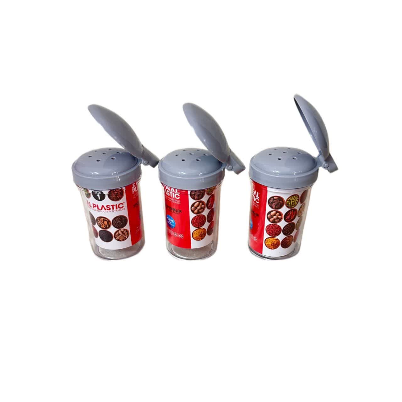 نمکپاش سه عددی درب دار ایده آل