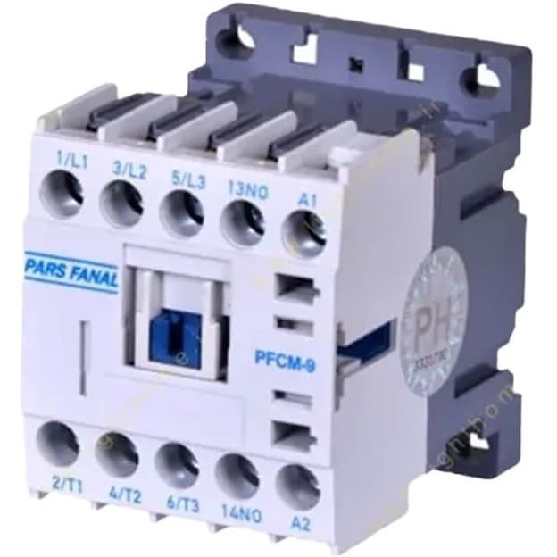 مینی کنتاکتور پارس فانال9 آمپر،4 کیلووات 220 ولت AC ، مدلPFCM-9