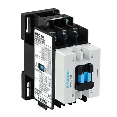 کنتاکتور 40 آمپر هیوندای بوبین 220VAC توان 18.5 کیلووات HGC