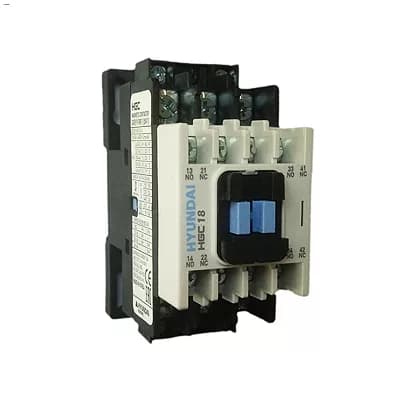 کنتاکتور 18 آمپر هیوندای بوبین 220VAC توان 7.5 کیلووات HGCB
