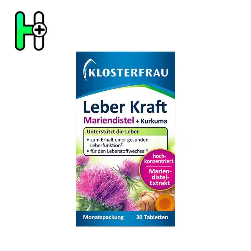 مکمل تقویت عملکرد و پاکسازی کبد کالسترفرو Klosterfrau Leber Kraft — تصویر ۲