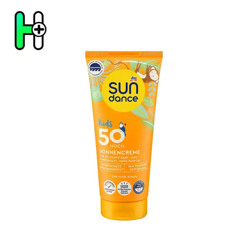 کرم ضد آفتاب کودکان سان‌دنس SPF 50 Sundance Kids Sonnencreme