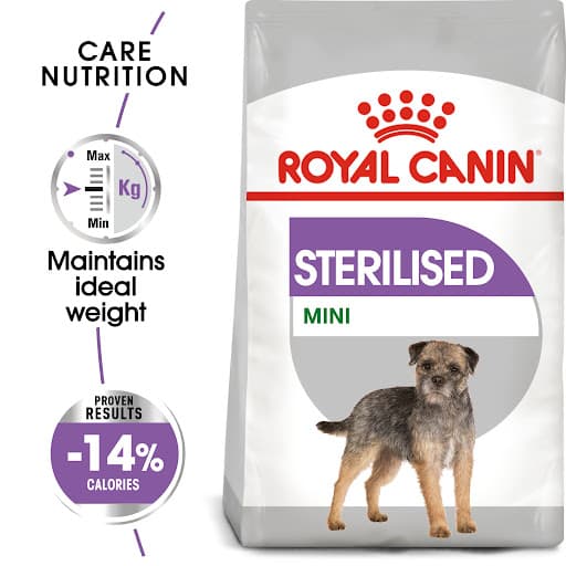 غذای خشک سگ عقیم شده‌ نژاد کوچک رویال کنین Royal Canin Mini Sterilised