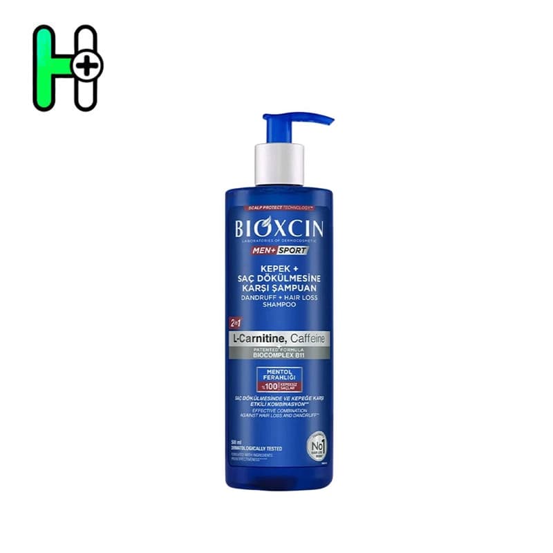 شامپو تخصصی مردانه برای کنترل شوره، کاهش ریزش و تقویت مو بیوکسین Bioxcin Men Anti-Dandruff & Anti-Hair Loss Shampoo