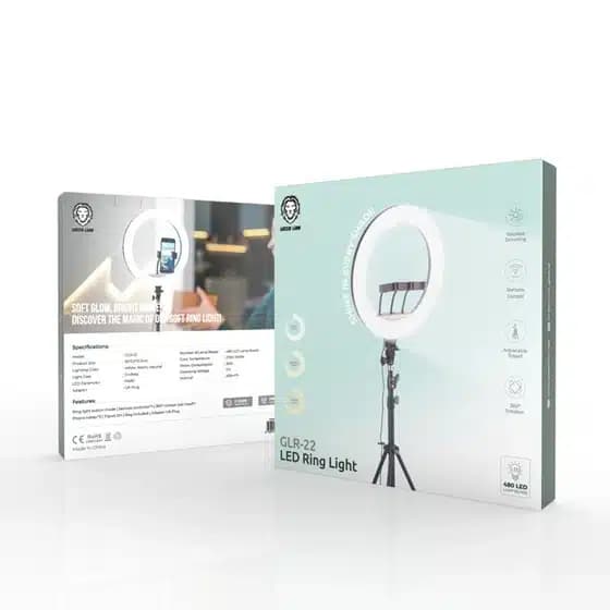 رینگ لایت گرین لاین 22 اینچ Green Lion GLR 22 LED Ring Light GNRNGLIT22