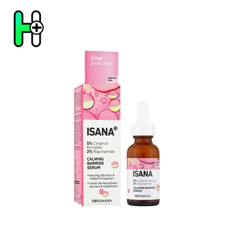 سرم آرام‌بخش و ترمیم‌کننده سد دفاعی پوست ایسانا isana Calming Barrier