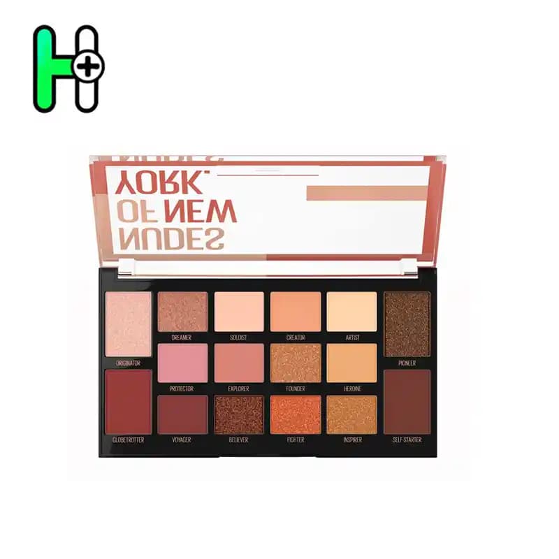 پالت سایه 16 رنگ نود میبلین Maybelline nudes of new york Palette — تصویر ۳