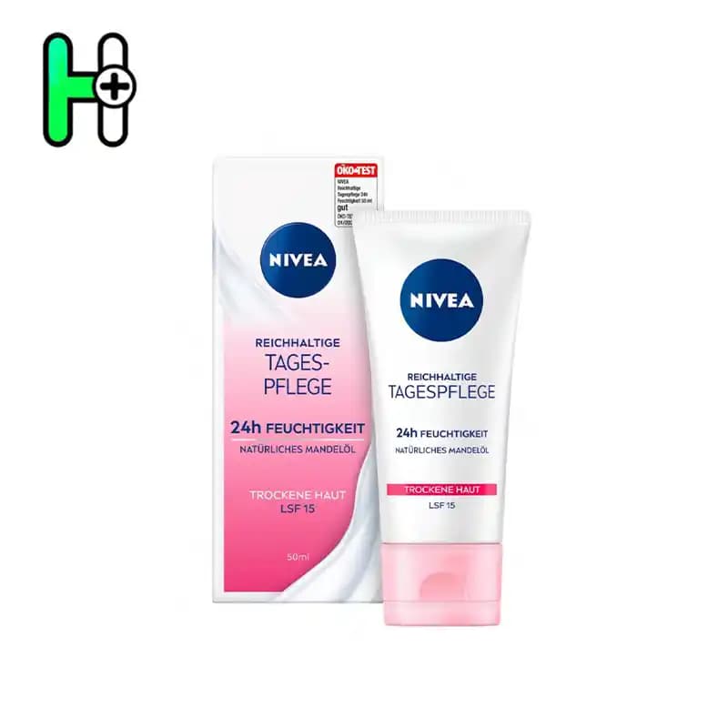 کرم صورت مرطوب‌کننده عمیق محافظت در برابر آفتاب مناسب پوست خشک نیوآ NIVEA Gesichtscreme Essentials — تصویر ۲