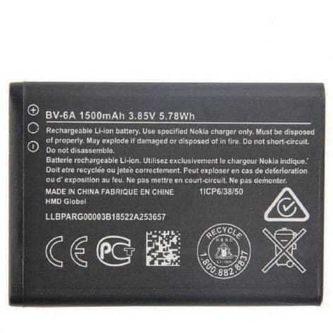 باتری نوکیا BV6A (بدون گارانتی)