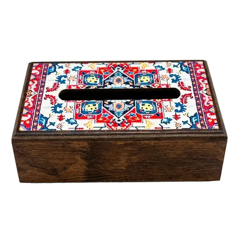 جعبه دستمال کاغذی چوبی بهار 005