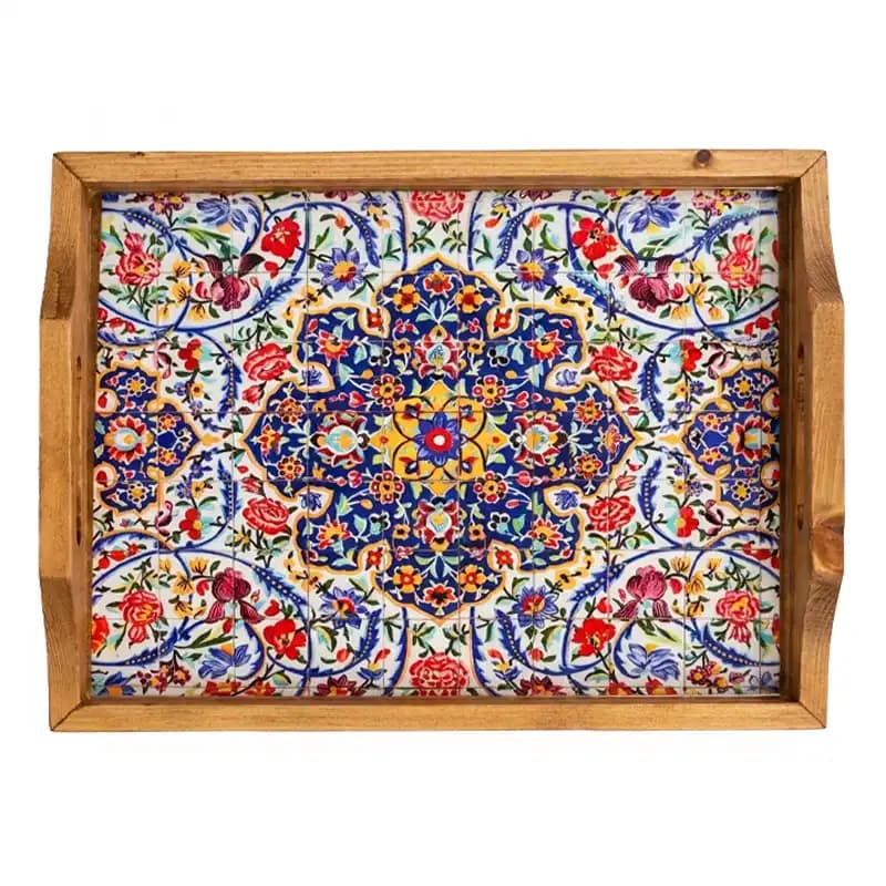 سینی چوبی بهار 012