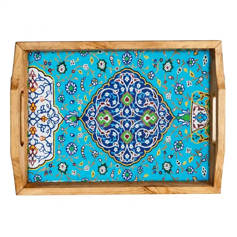 سینی چوبی بهار 008