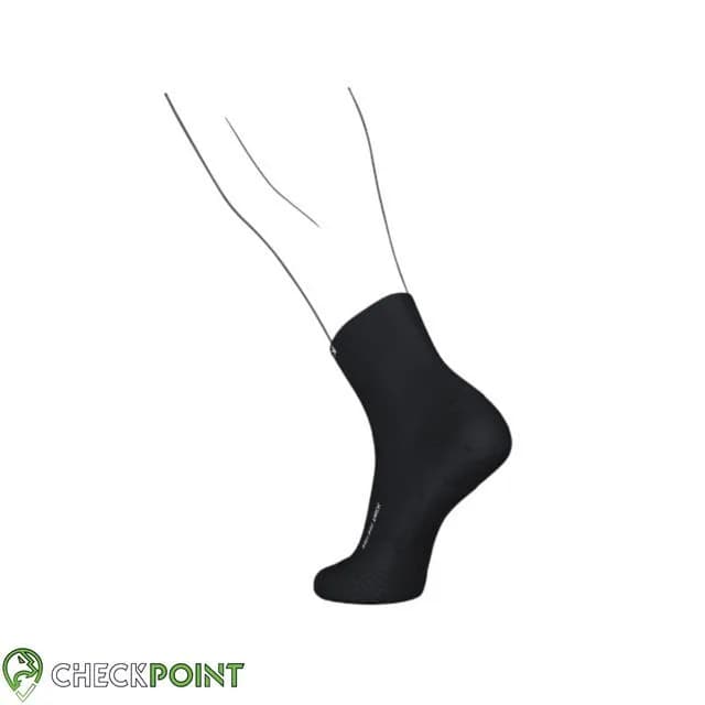 جوراب رانینگ نیم ساق مشکی تک جفت R900 KIPRUN THICK E — تصویر ۳