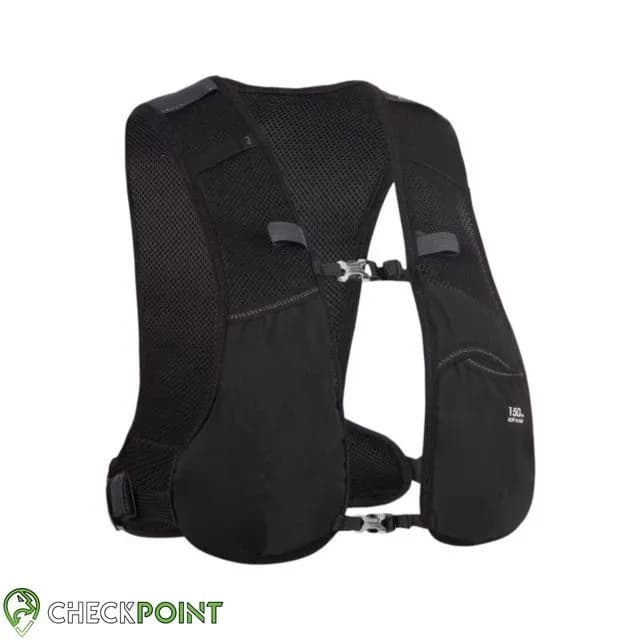 کوله رانینگ لیتری KIPRUN BLACK + کمل بک 1 لیتری — تصویر ۴