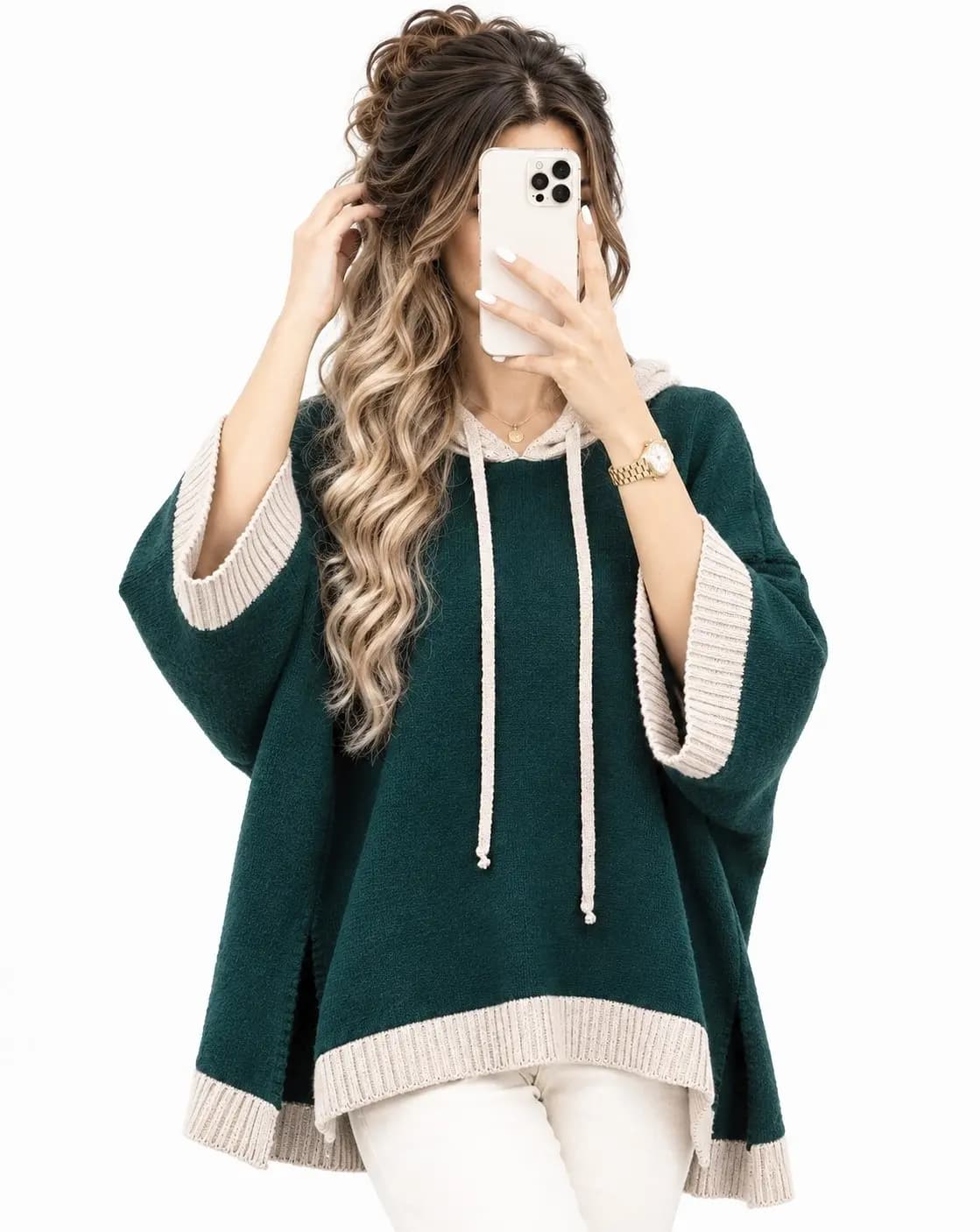 هودی بافت مدل تارا زنانه (ضمانت اصالت) ارسال رایگان — تصویر ۴
