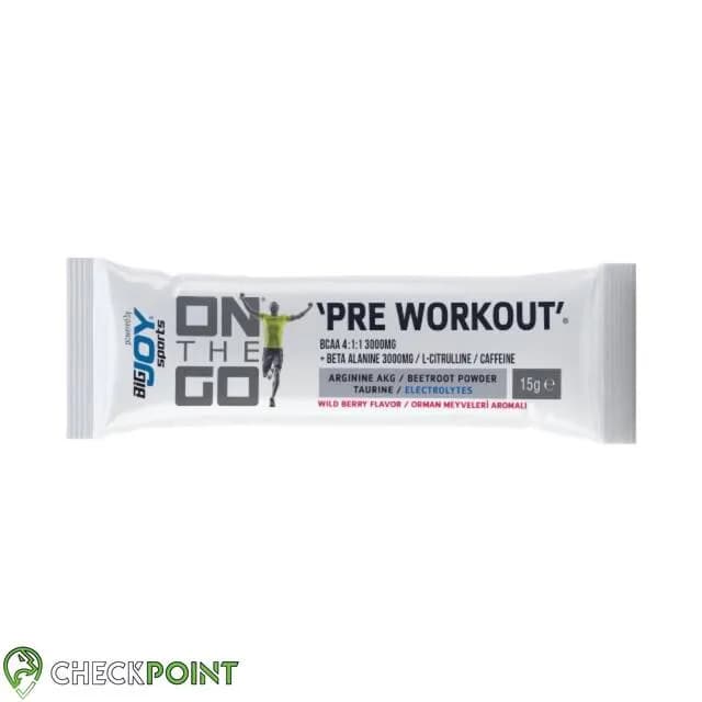 پودر PRE WORKOUT WILD BERRY ON THE GO