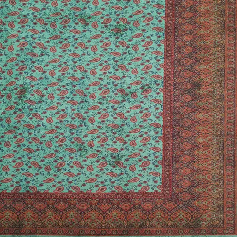 رومیزی ترک مخمل 100*100 کد015 — تصویر ۳
