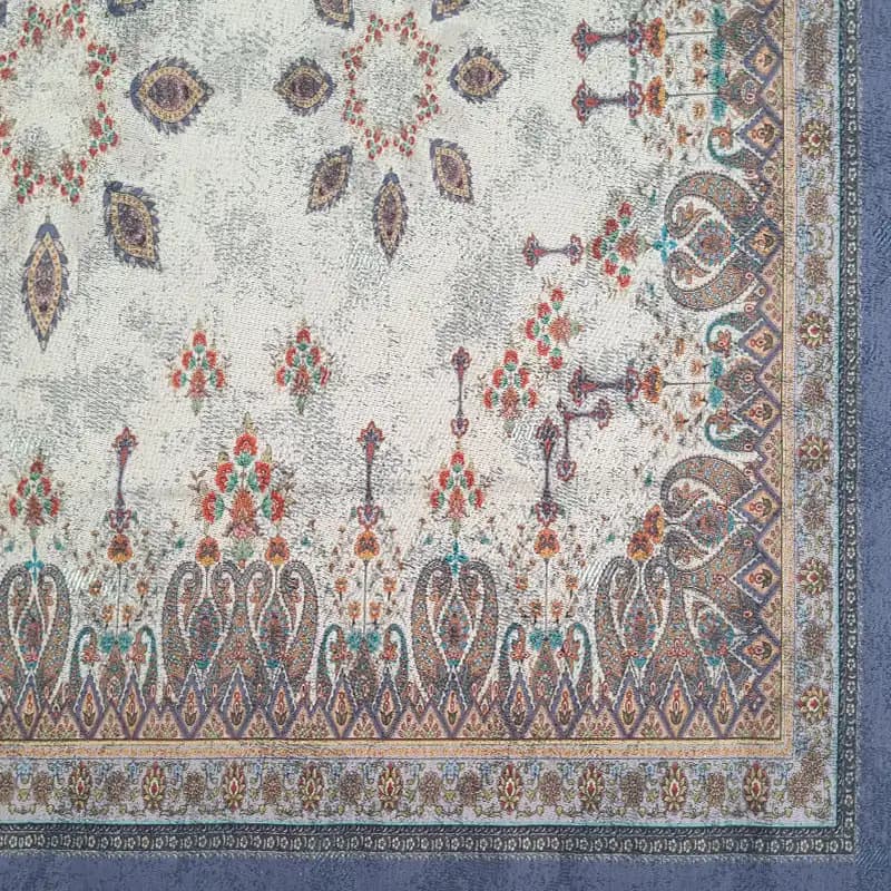 رومیزی ترک مخمل 100*100 کد010 — تصویر ۳