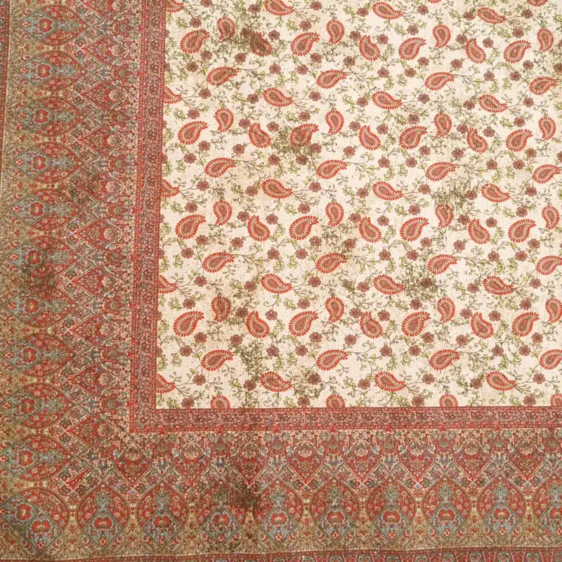 رومیزی ترک مخمل 150*100 کد007 — تصویر ۳