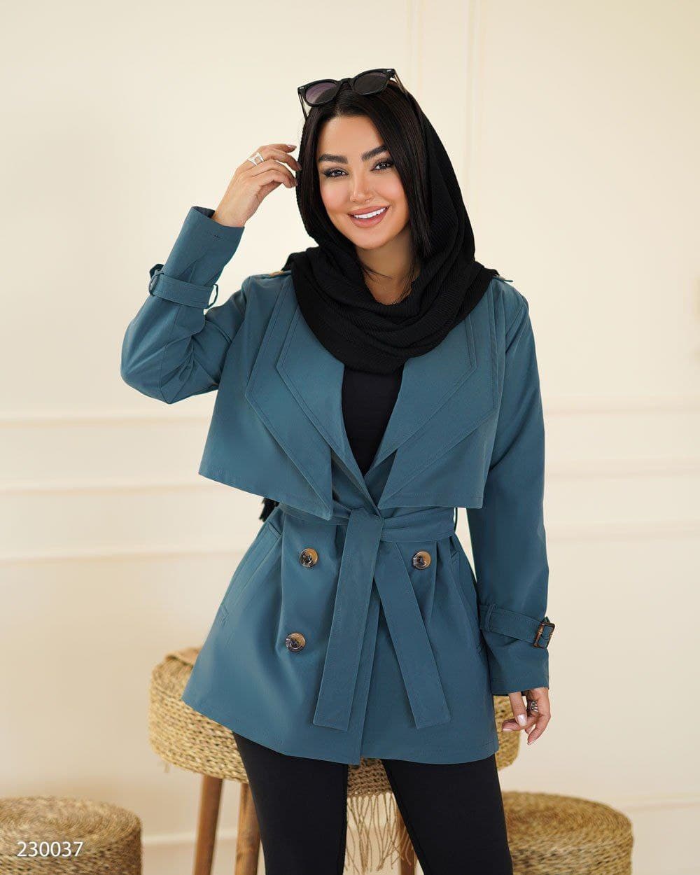 بارانی مدل زرشام کد 2300 زنانه (ضمانت اصالت)ارسال رایگان — تصویر ۴