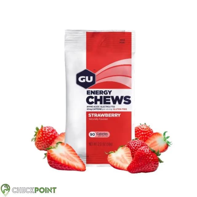 پاستیل انرژی GU ENERGY CHEWS STRAWBERRY