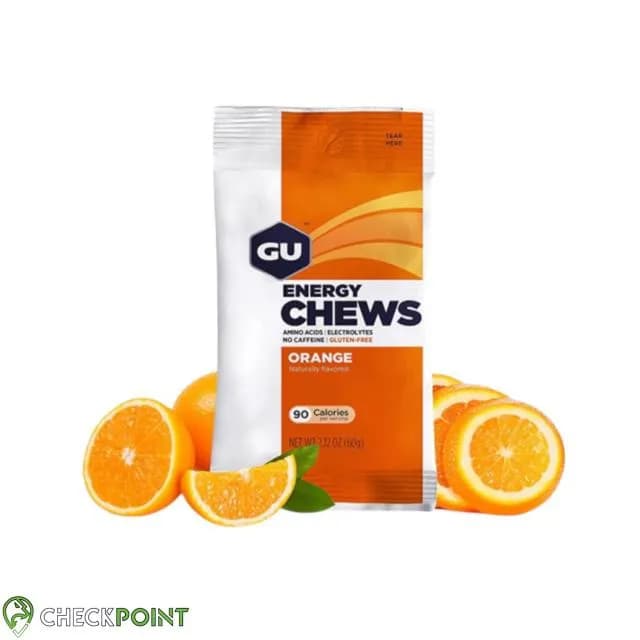 پاستیل انرژی GU ENERGY CHEWS ORANGE — تصویر ۲