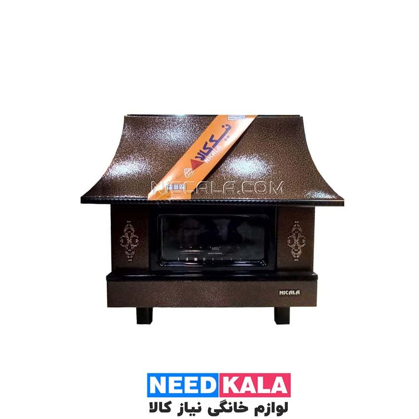 بخاری گازی شومینه‌ای نیک‌ کالا مدل آذر MC24 با ظرفیت 24000