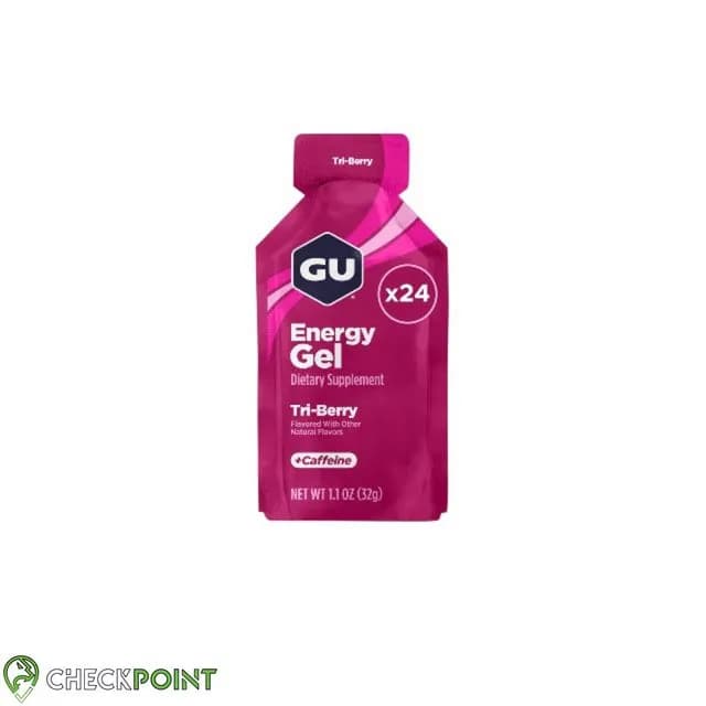 پاور ژل TRI-BERRY GU +کافیین
