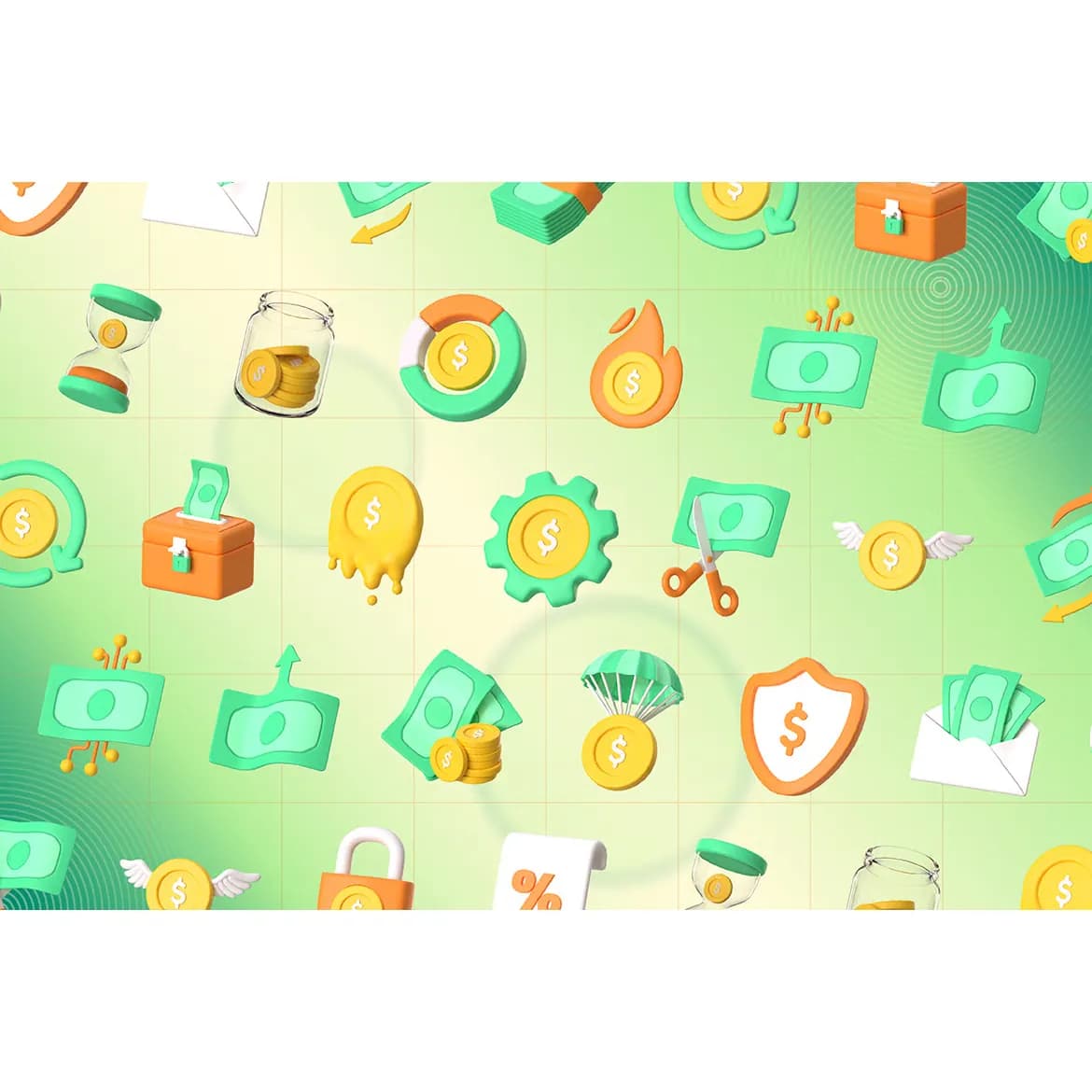 باندل آیکن 3D پول — تصویر ۶