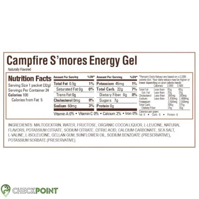 پاور ژل CAMPFIRE S’MORES GU +کافیین — تصویر ۳