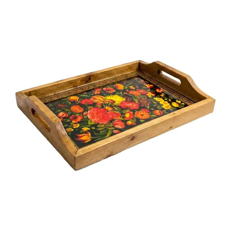 سینی چوبی بهار 001 — تصویر ۳