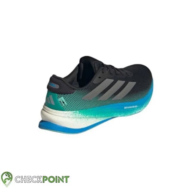 کفش رانینگ ADIDAS SUPERNOVA RISE 2 CORE BLACK/IRON METALLIC/ GLORY GREEN — تصویر ۴