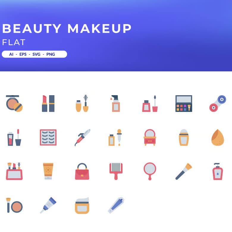 پک آیکون آرایشی و زیبایی — تصویر ۶
