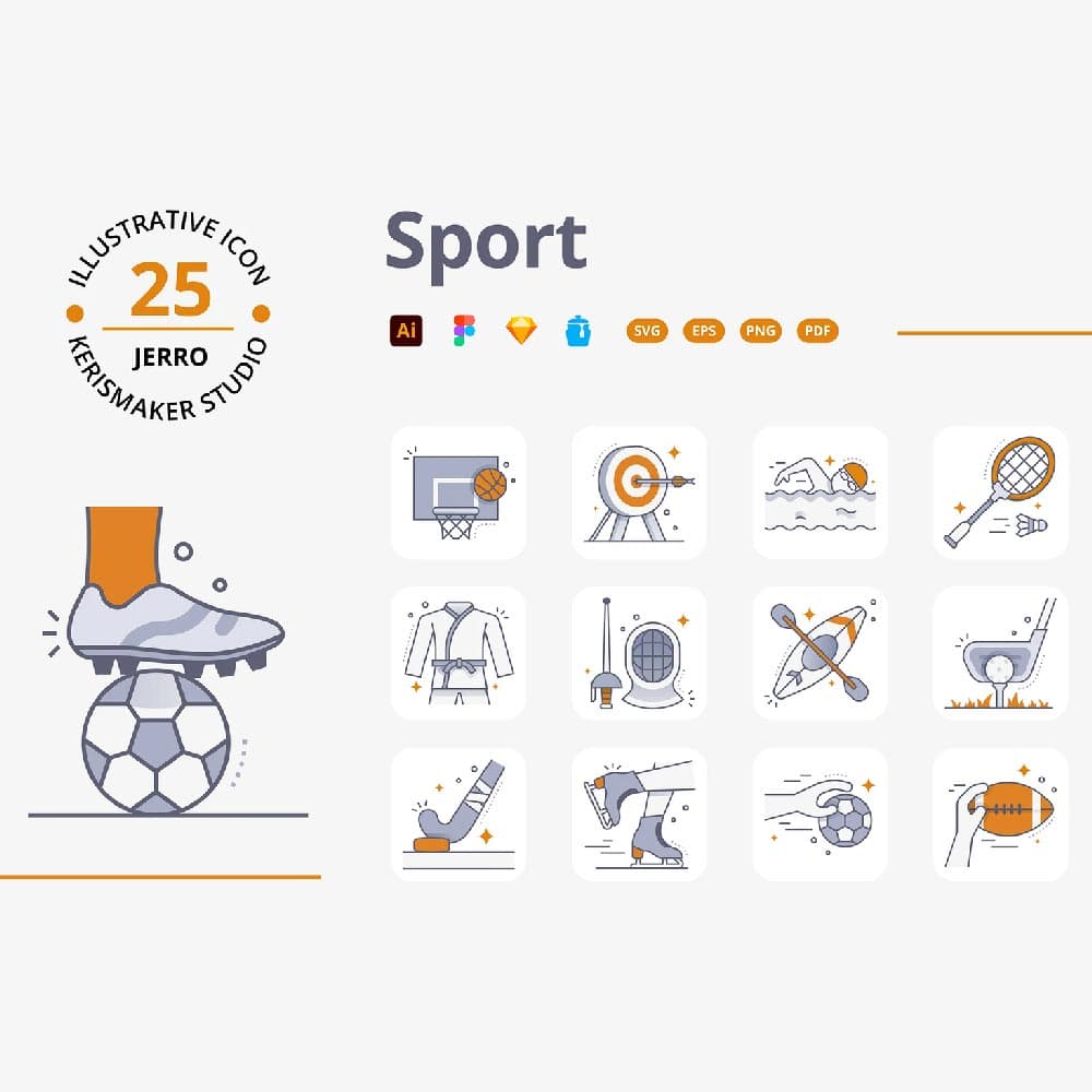 پک آیکون ورزشی