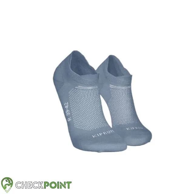 جوراب رانینگ ساق کوتاه ابی کمرنگ تک جفت R500 KIPRUN THIN F