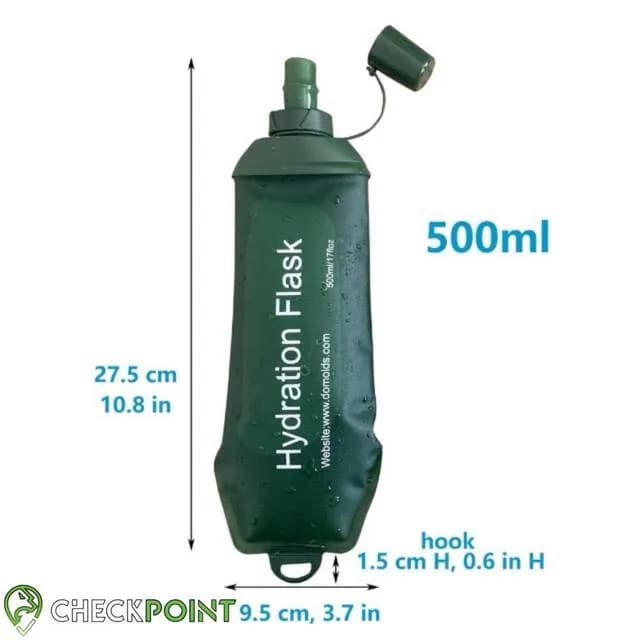 سافت فلاسک HYDRATION 500M سبز — تصویر ۳