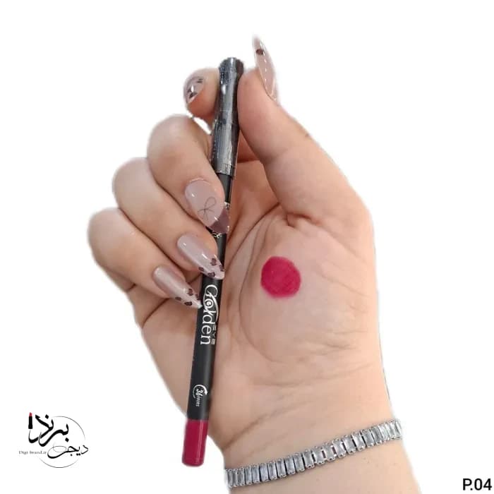مداد لب‌ حرفه‌ای آلمانی آنتی آلرژی گلدن‌ای شماره04