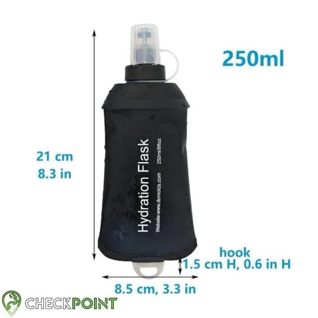 سافت فلاسک HYDRATION 250ML مشکی — تصویر ۴