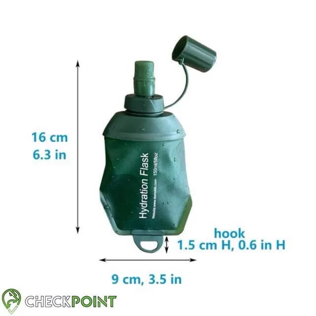 سافت فلاسک HYDRATION 150ml سبز — تصویر ۳