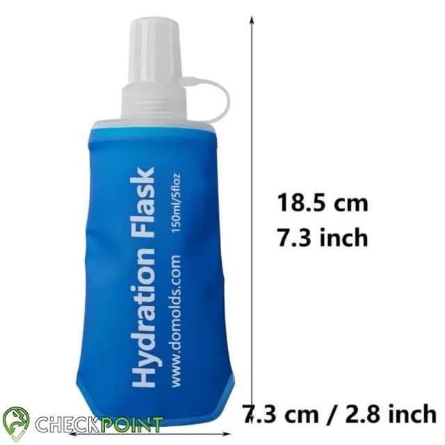 سافت فلاسک HYDRATION 150ml آبی — تصویر ۳