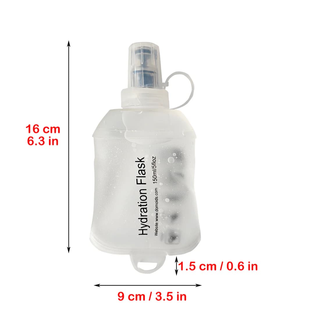 سافت فلاسک HYDRATION 150ml سفید — تصویر ۳
