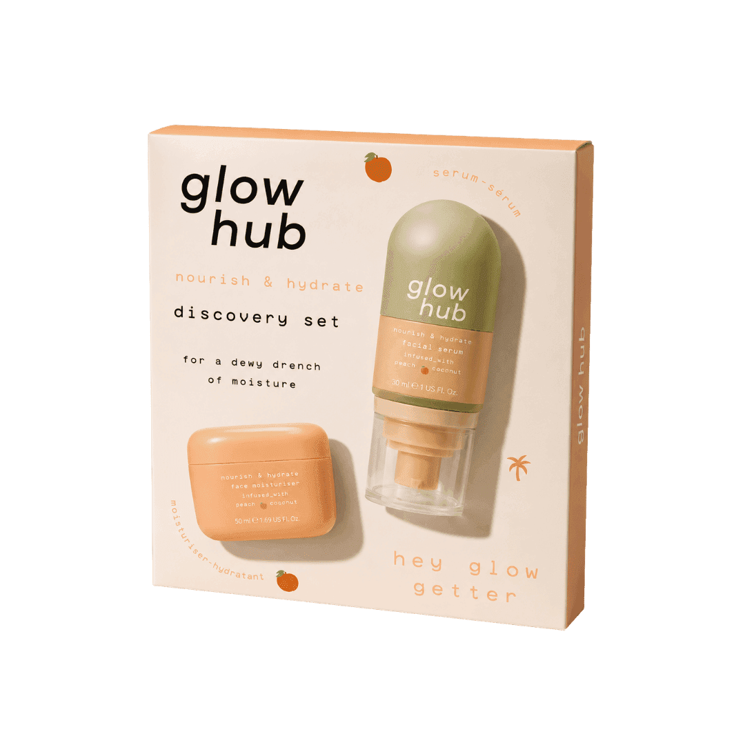 ست آبرسان و تغذیه‌کننده گلوهاب Glow Hub Nourish & Hydrate Discovery Set — تصویر ۲